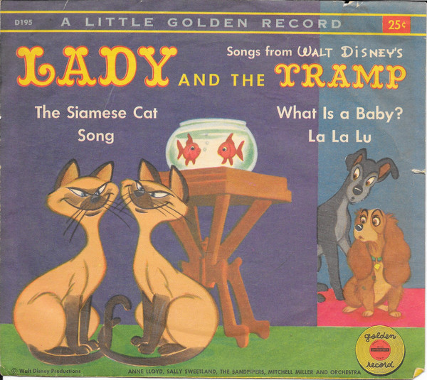 Songs From Walt Disney's "Lady And The Tramp"
