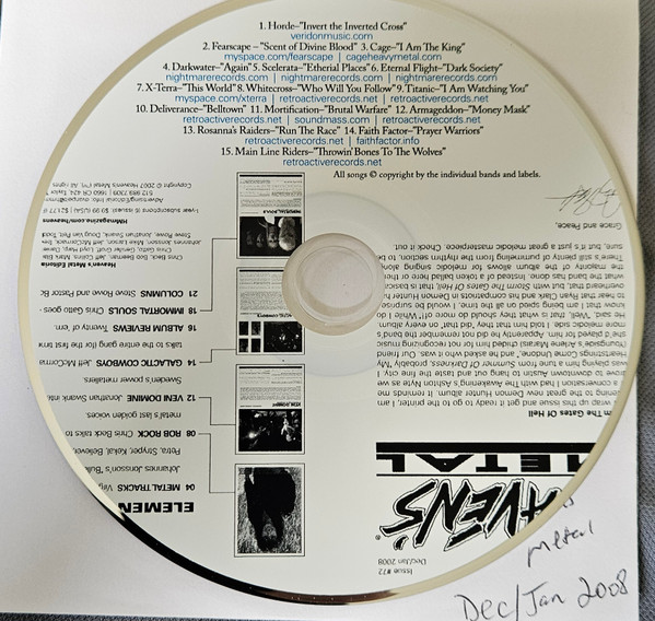 Heaven's Metal Fanzine Dec/Jan 2008 Sampler