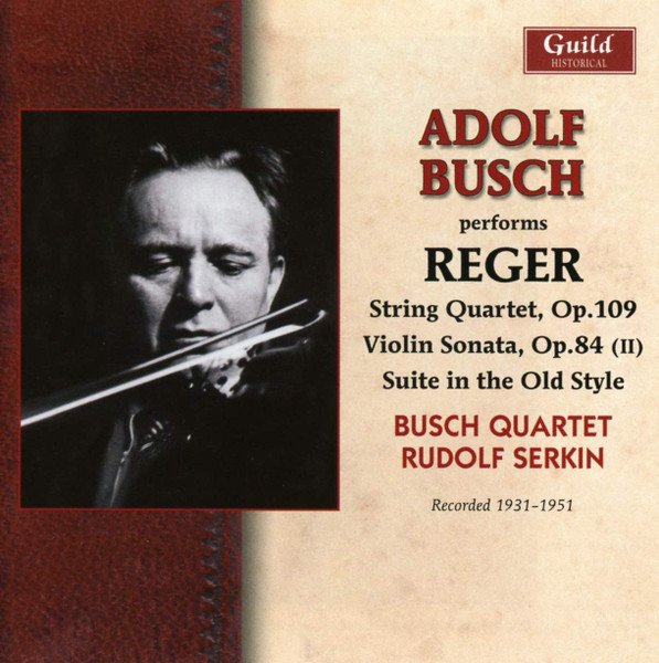 String Quartet, Op.109 - Violin Sonata, Op.84 (II) - Suite In The Old Style 