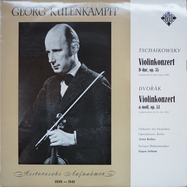 Georg Kulenkampf : Historische Aufnahmen 1939-1941