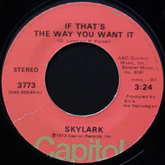 If That's The Way You Want It / Virgin Green