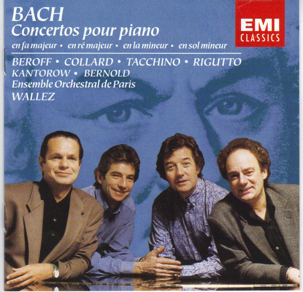 Concertos Pour Piano En Fa Majeur , En Re Majeur , En La Mineur , En Sol Mineur