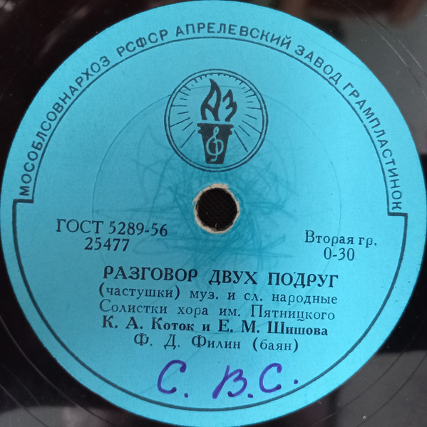 Разговор Двух Подруг / Колхозная Полька
