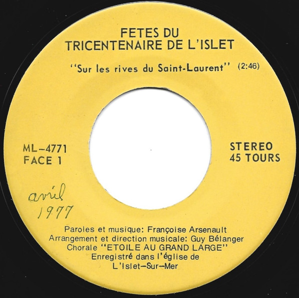 Fetes Du Tricentenaire De L'islet