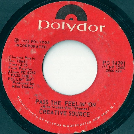 Pass The Feelin' On / Turn On To Music