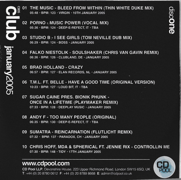 Club January 2005