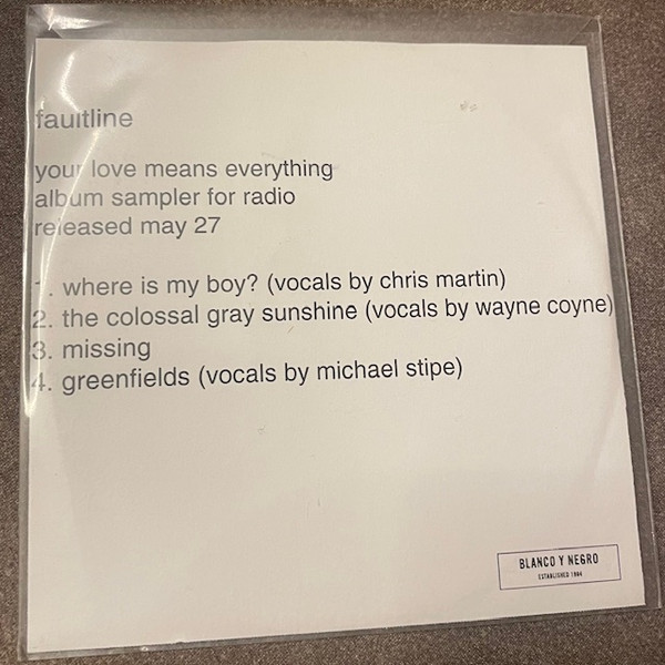 Your Love Means Everything Album Sampler For Radio