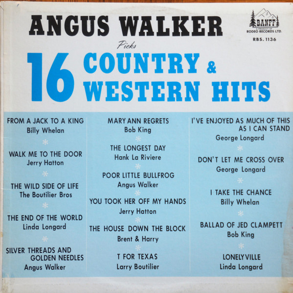 Angus Walker Picks 16 Country & Western Hits