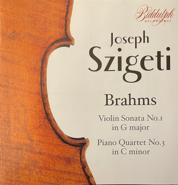 Violin Sonata No.1, Piano Quartet No.3