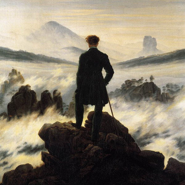 Der Wanderer Über Dem Nebelmeer