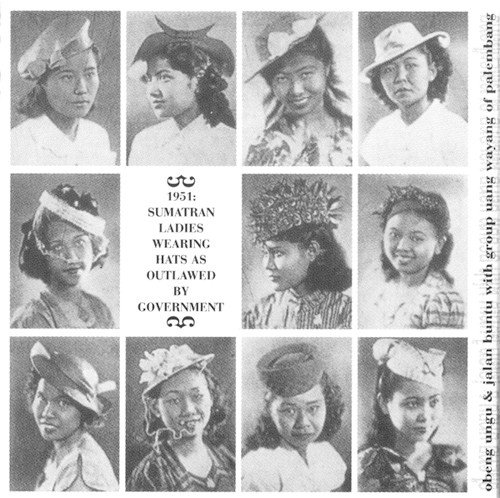 1951: Sumatran Ladies Wearing Hats As Outlawed By Government