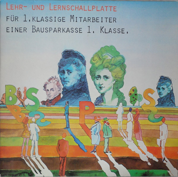 Lehr- Und Lernschallplatte Für 1. Klassige Mitarbeiter Einer Bausparkasse 1. Klasse