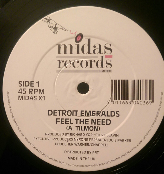 Feel The Need / J.A.'s Rap Groove UK