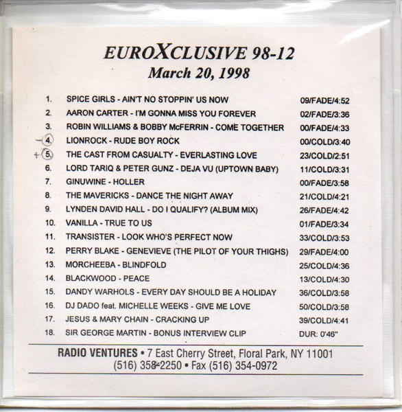 EuroXclusive 98-12 (March 20, 1998)