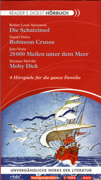 Die Schatzinsel / Robinson Crusoe / 20 000 Meilen Unter Dem Meer / Moby Dick