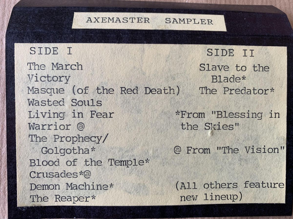 Axemaster Sampler