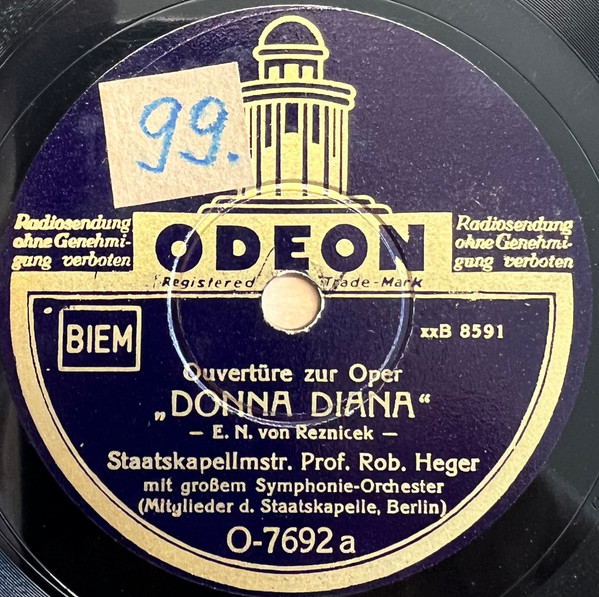 Ouvertüre Zur Oper "Donna Diana" / "Susannens Geheimnis"