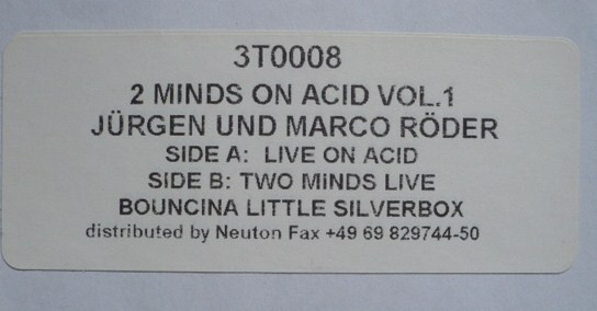 2 Minds On Acid Vol 1