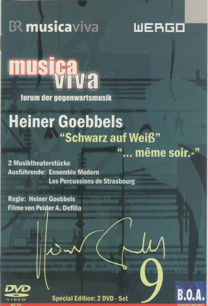 Schwarz Auf Weiß. ...Mēme Soir.- 