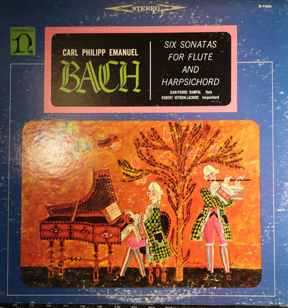 Six Sonatas For Flute And Harpsichord