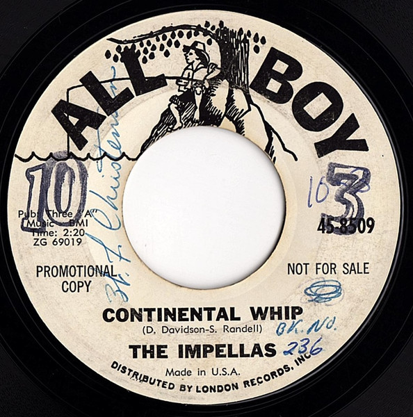 Continental Whip / Never On Sunday