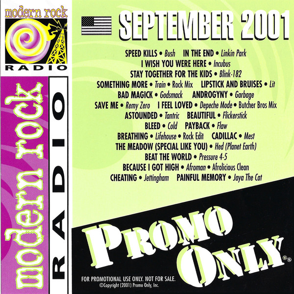 Promo Only Modern Rock Radio: September 2001