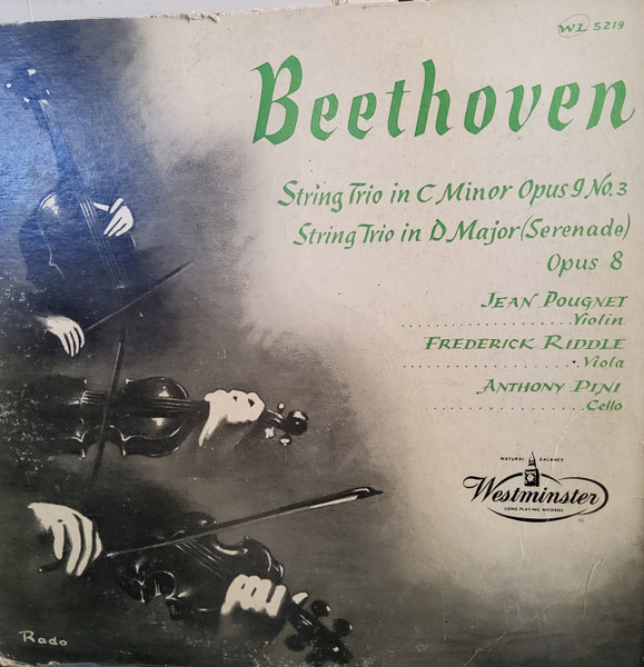 String Trio In C Minor Op. 9 No. 3  / Trio In D Major (Serenade) Opus 8