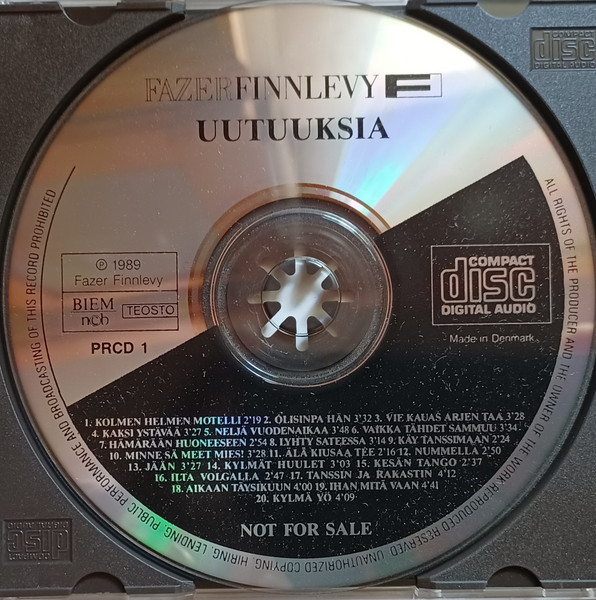 Fazer Finnlevy Uutuuksia