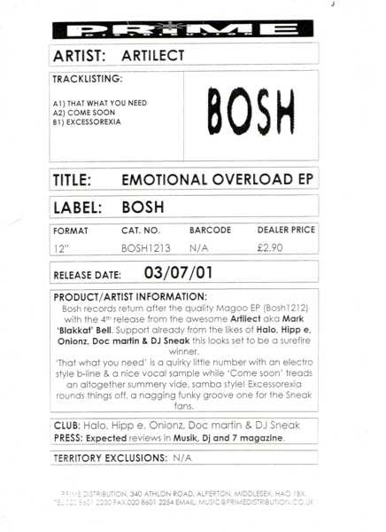 Emotional Overload EP