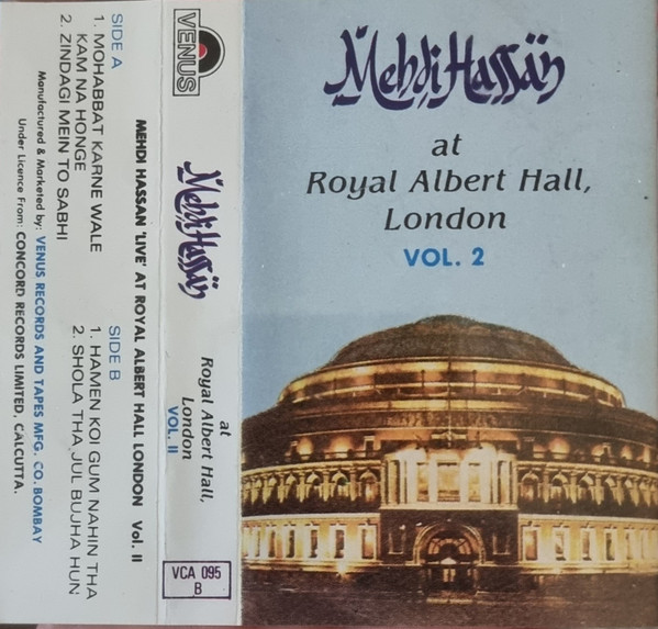 Mehdi Hassan At Royal Albert Hall Vol. 2
