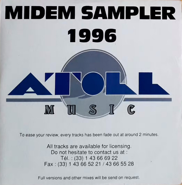 Atoll Music Midem Sampler 1996