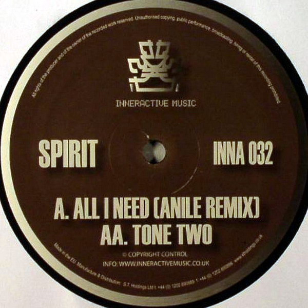 All I Need (Anile Remix) / Tone Two