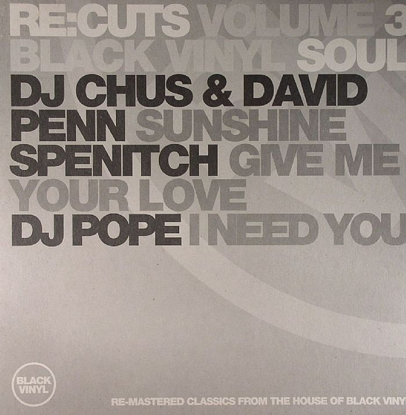 Re:Cuts Volume 3 (Black Vinyl Soul)