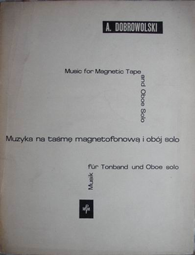 Muzyka Na Taśmę Magnetofonową I Obój Solo