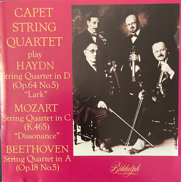 String Quartets: (Op.64 No.5) "Lark" / (K.465) "Dissonance" / (Op.18 No. 5)