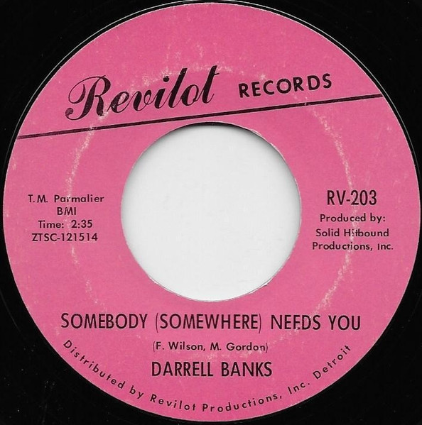 Somebody (Somewhere) Needs You