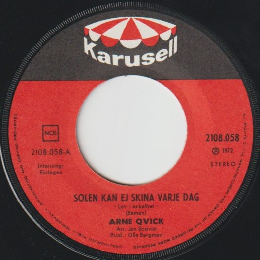 Solen Kan Ej Skina Varje Dag