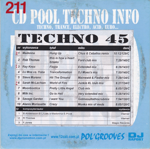 CD Pool Techno 45