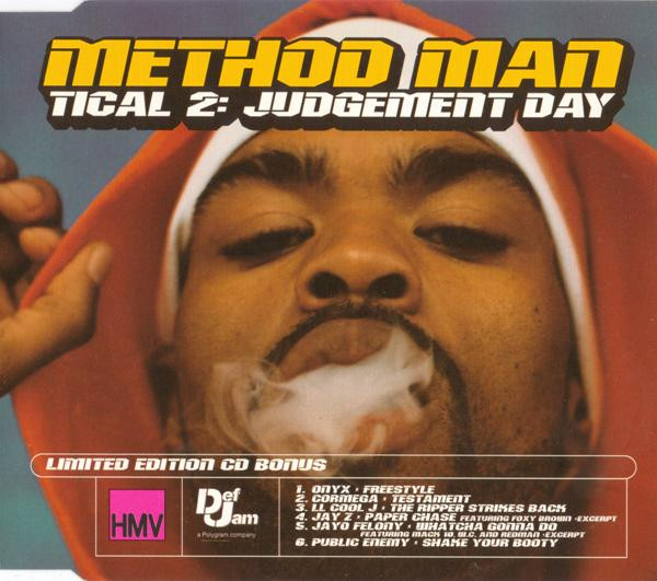 Method Man - Tical 2: Judgement Day Limited Edition CD Bonus
