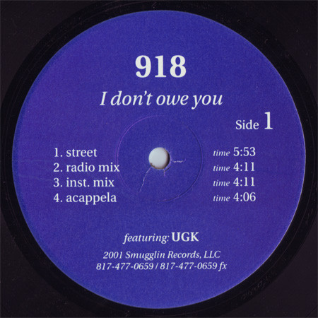 I Don't Owe You / Freak Show