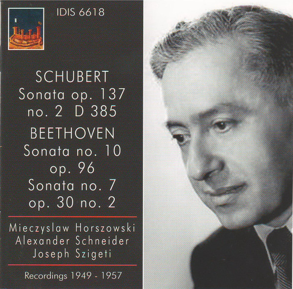 Sonata Op. 137 No. 2 D 385 / Sonata No. 10 Op. 96, Sonata No 7 Op. 30 No. 2