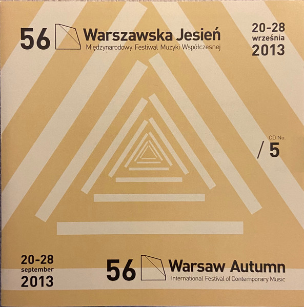Warsaw Autumn 2013 CD No.5