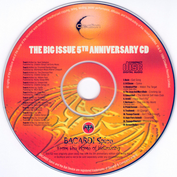 The Big Issue 5th Anniversary CD