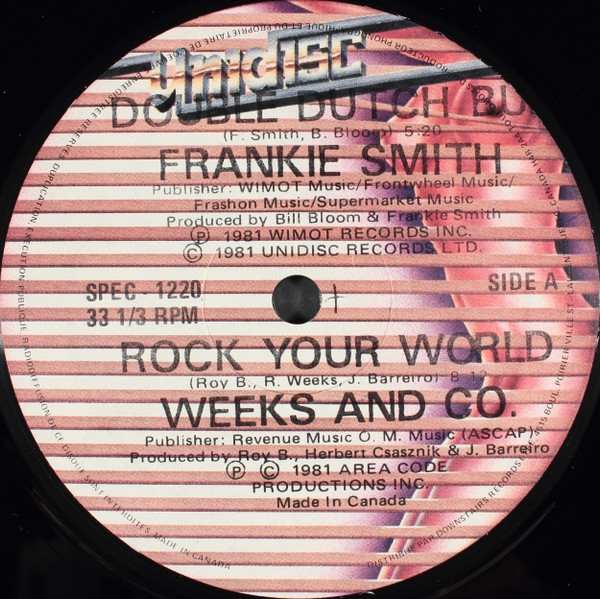 Double Dutch Bus / Rock Your World / Feel Good Party Time / Get On Up & Do It Again