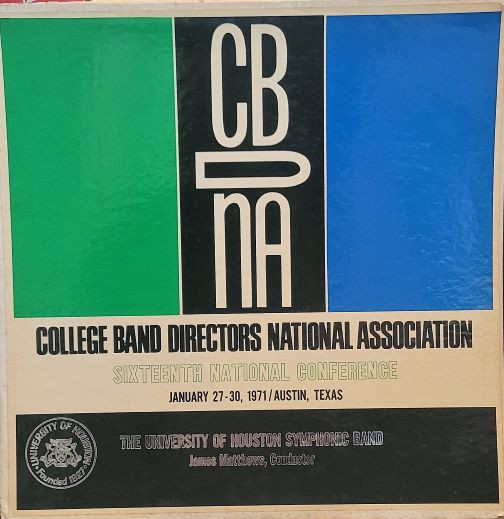 College Band Directors National Association Sixteenth National Conference