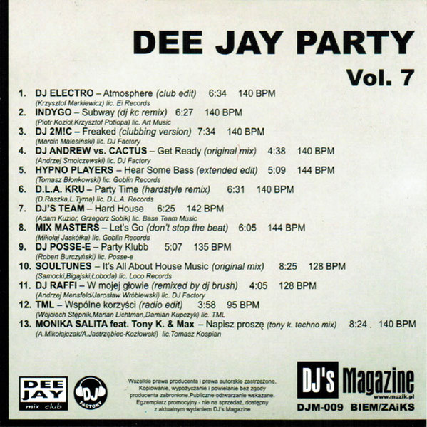 Dee Jay Party Vol. 7