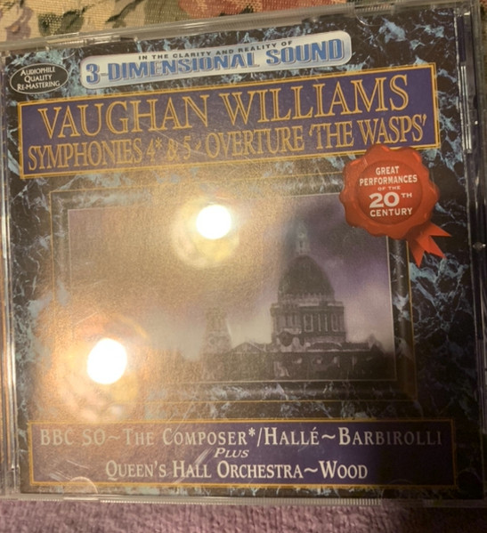 Vaughan Williams Symphonies 4* & 5 - Overture 'The Wasps"