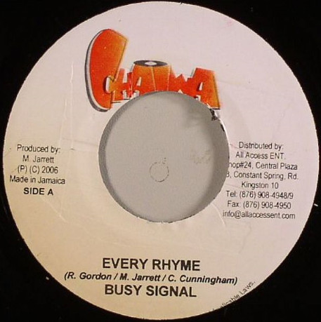 Every Rhyme / That Wine