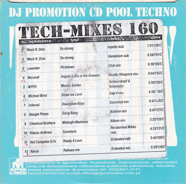 CD Pool Tech-Mixes 160