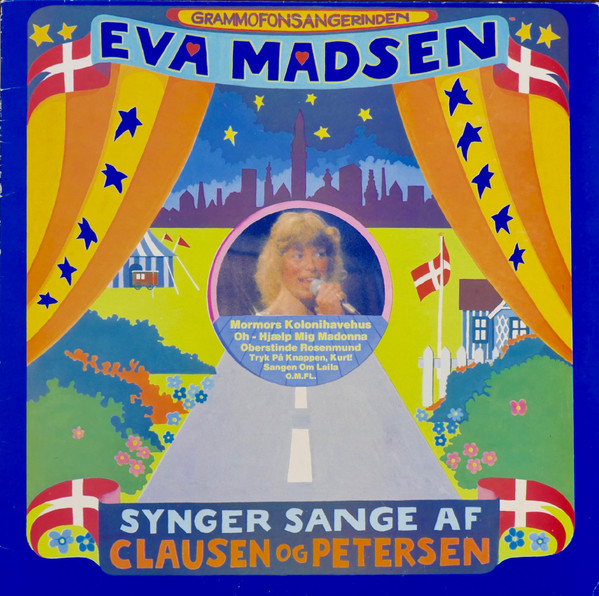 Grammofonsangerinden Eva Madsen Synger Sange Af Clausen Og Petersen